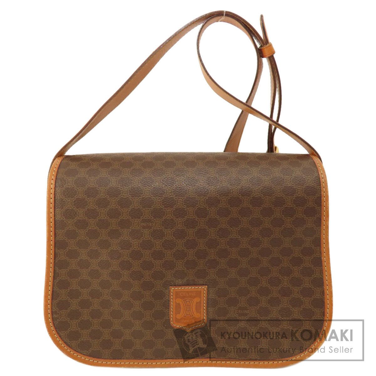 CELINE セリーヌ マカダム ショルダーバッグ PVC レディース