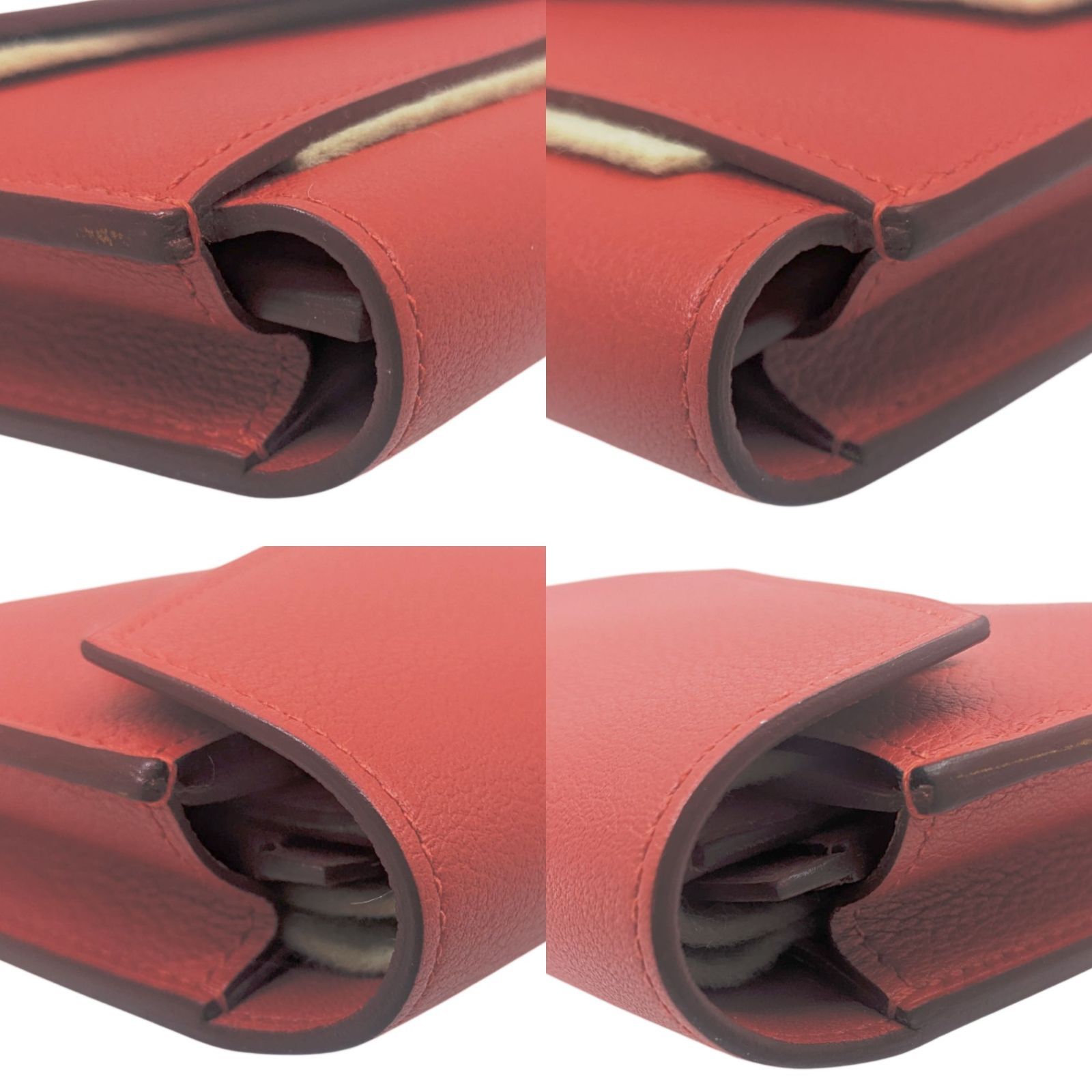 中古】HERMES エルメス パッサン ロング 二つ折り 長財布 財布 レザー  