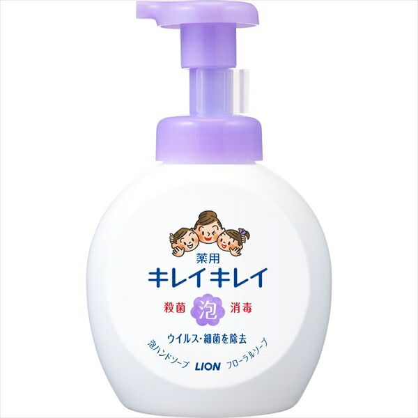 大人気商品  キレイキレイ 薬用泡ハンドソープ 本体大サイズ フローラルソープの香りキレイキレイ薬用泡ハンド本体大フローラルソープ×12点セット tt