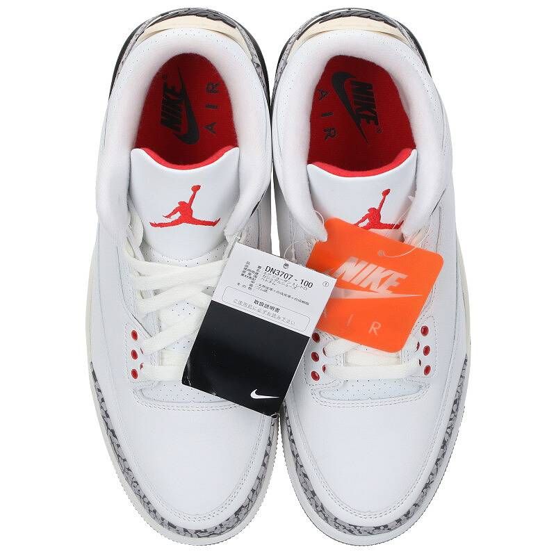 ナイキ AIR JORDAN 3 RETRO WHITE CEMENT REIMAGINED DN3707-100 エア