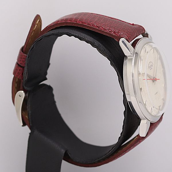 デッドストック級 保| 稼働 プリム PR.PVH.34.WH ホワイト文字盤 手巻 メンズ腕時計 0053900 9RKT MST ABC16690