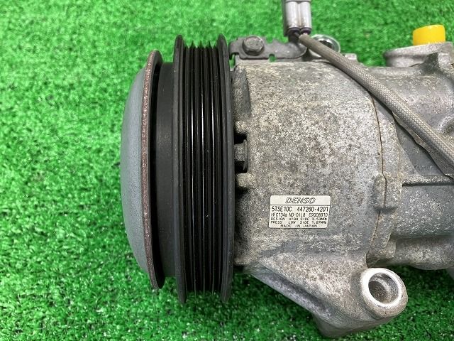 ラクティス NCP125 エアコンコンプレッサー G 4WD デンソー 447260  