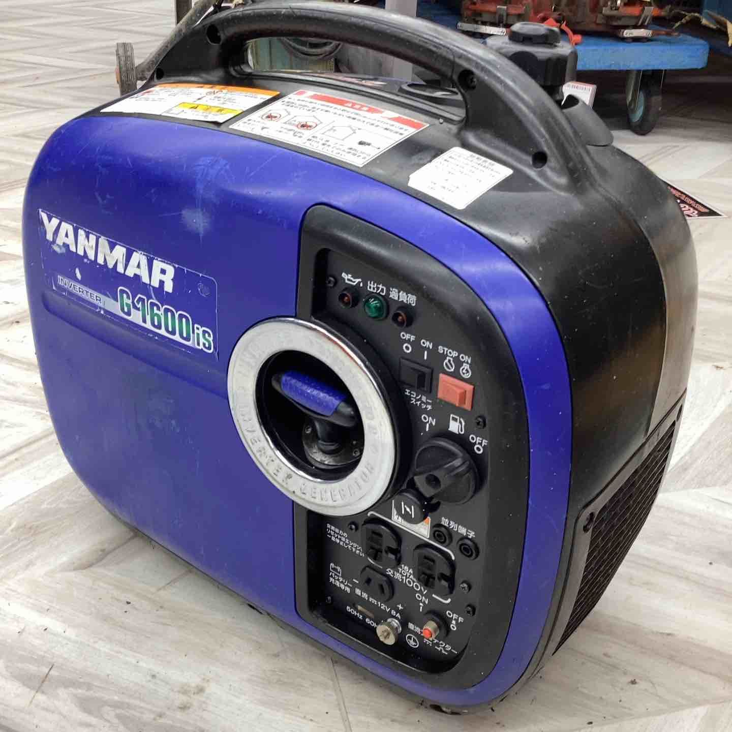 ヤンマー インバーター発電機 G1600iS災害 レジャー キャップ 中古