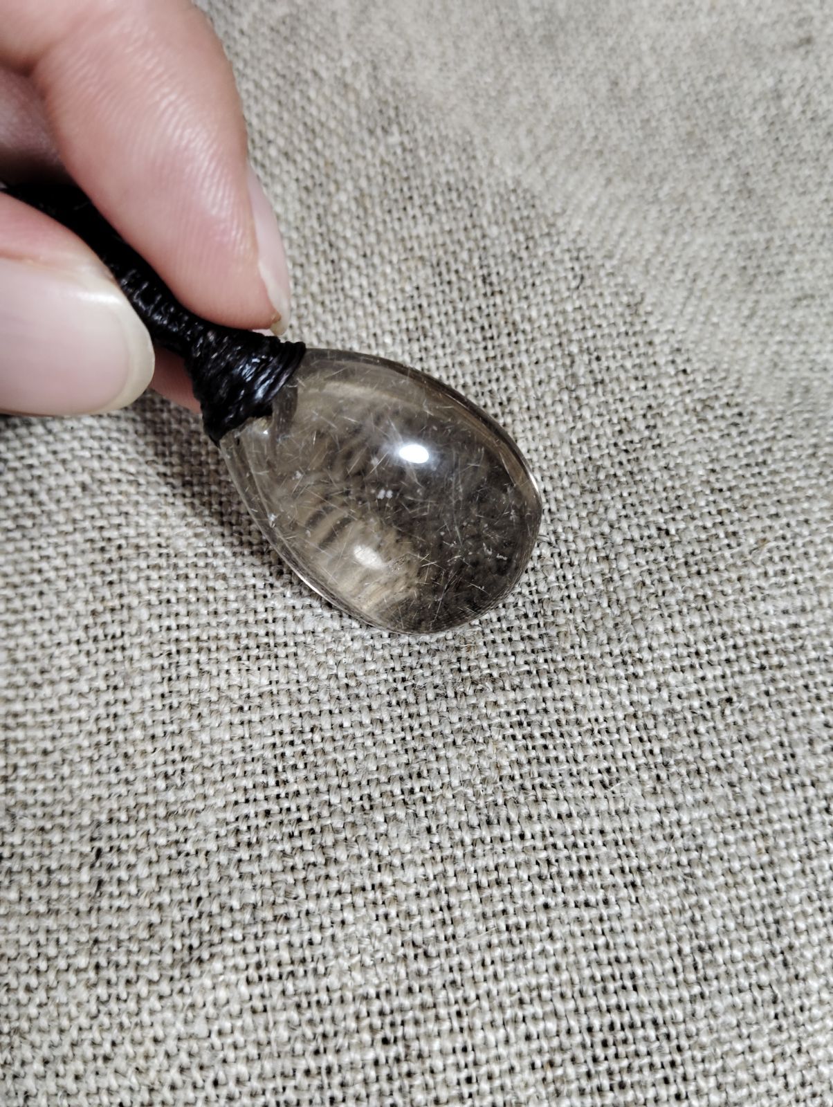 ルチルクォーツのペンダント 太陽放射ルチルクォーツ ペンダント