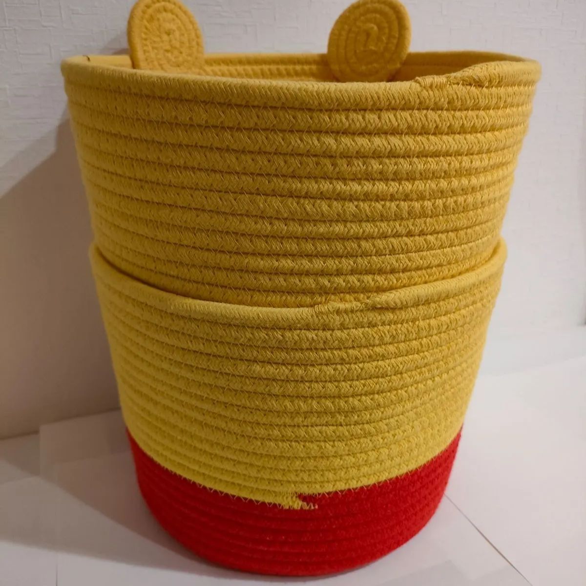 プーさん　ロープ収納　セット ダイソー　くまのプーさんロープ収納　2個セット