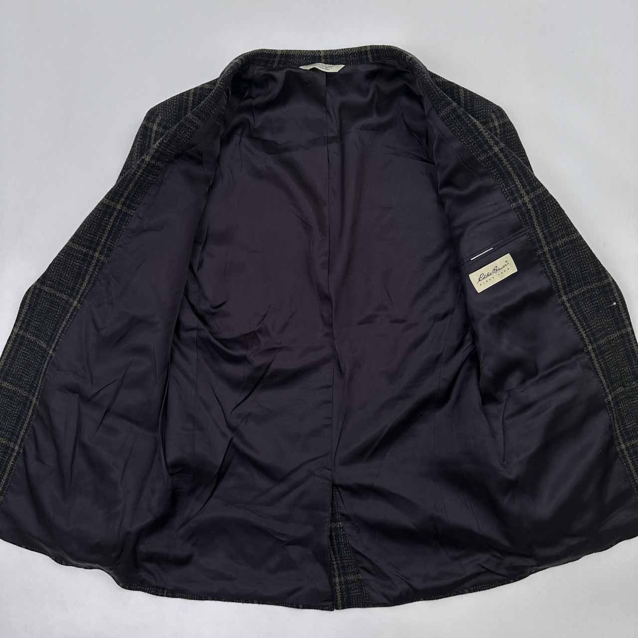 Eddie Bauer ツイードウール レトロ チェック テーラード