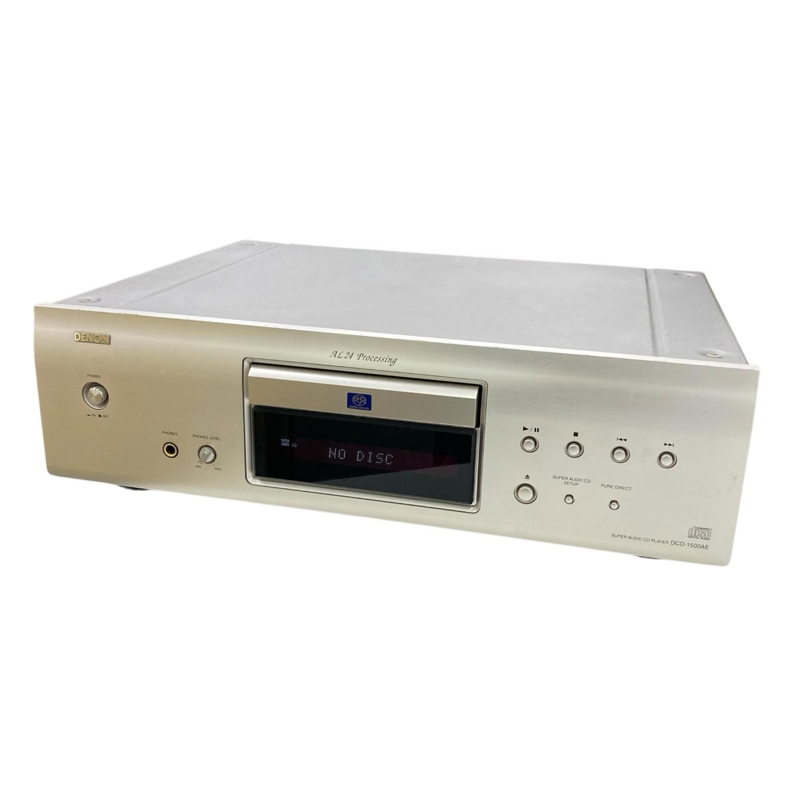 186001 動作未 DENON CDプレイヤー DCD-1500AE 通電 2006年製 電源コード付き