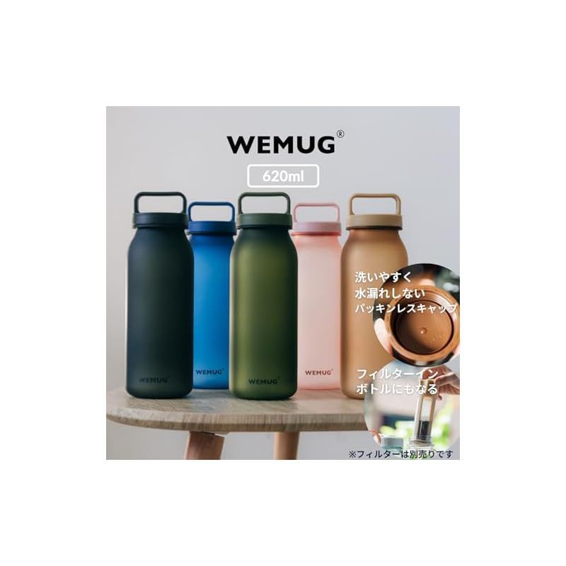 特価商品】WEMUG ウォーターボトル 620ml 水筒 (超軽量・シリコンなしで高密閉) スポーツボトル Handled サンド 1 - メルカリ