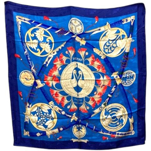 エルメス HERMES DAIMYO PRINCES DO SOLEIL LEVANT スカーフ カレ90