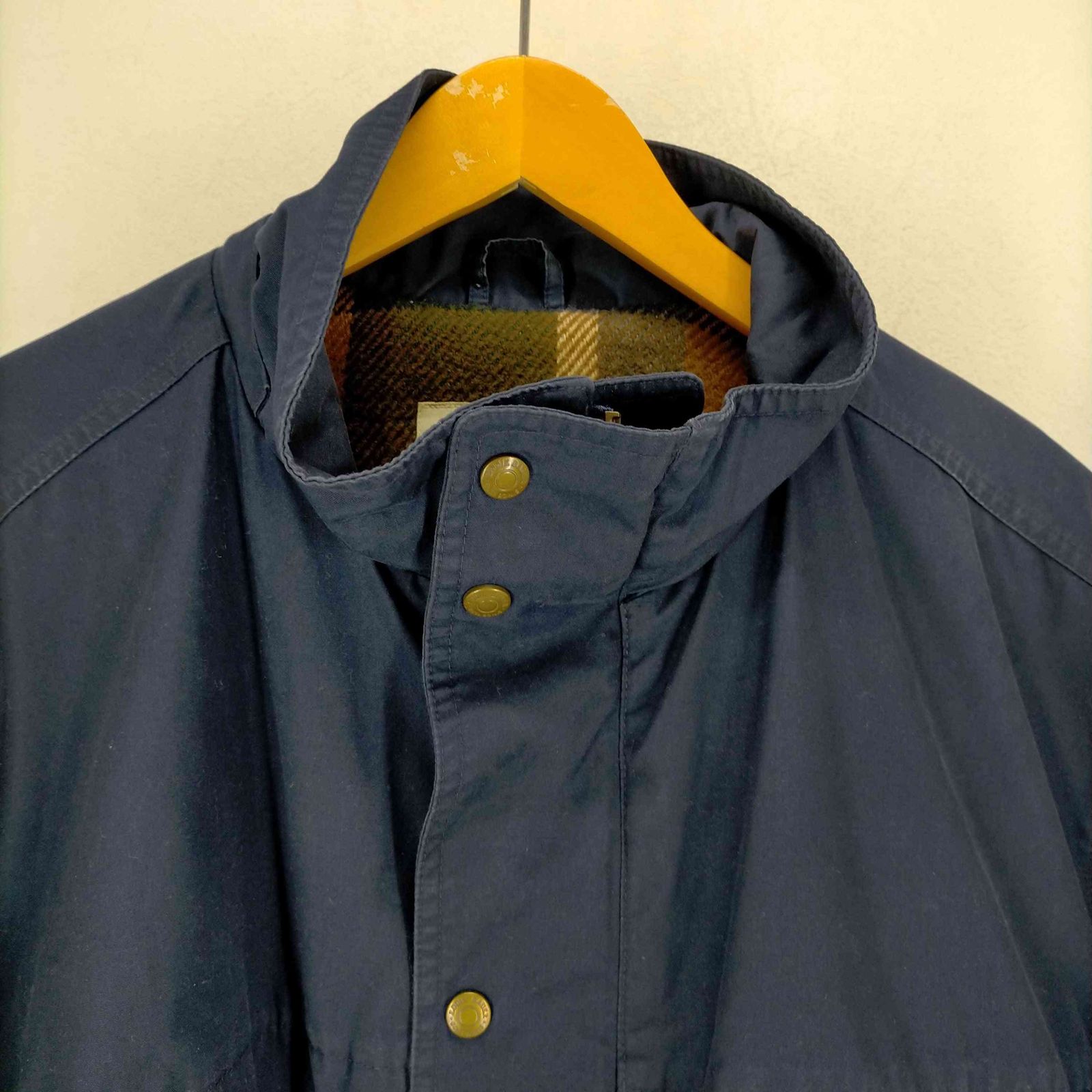エディーバウアー Eddie Bauer 90S 白タグ 裏地チェック柄ウール