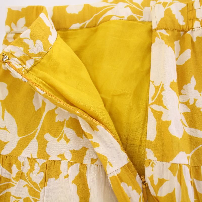 美品✨ マリハ エンジェルのスカート フレア ティアード 花柄 ロングスカート Resort Dress スカート