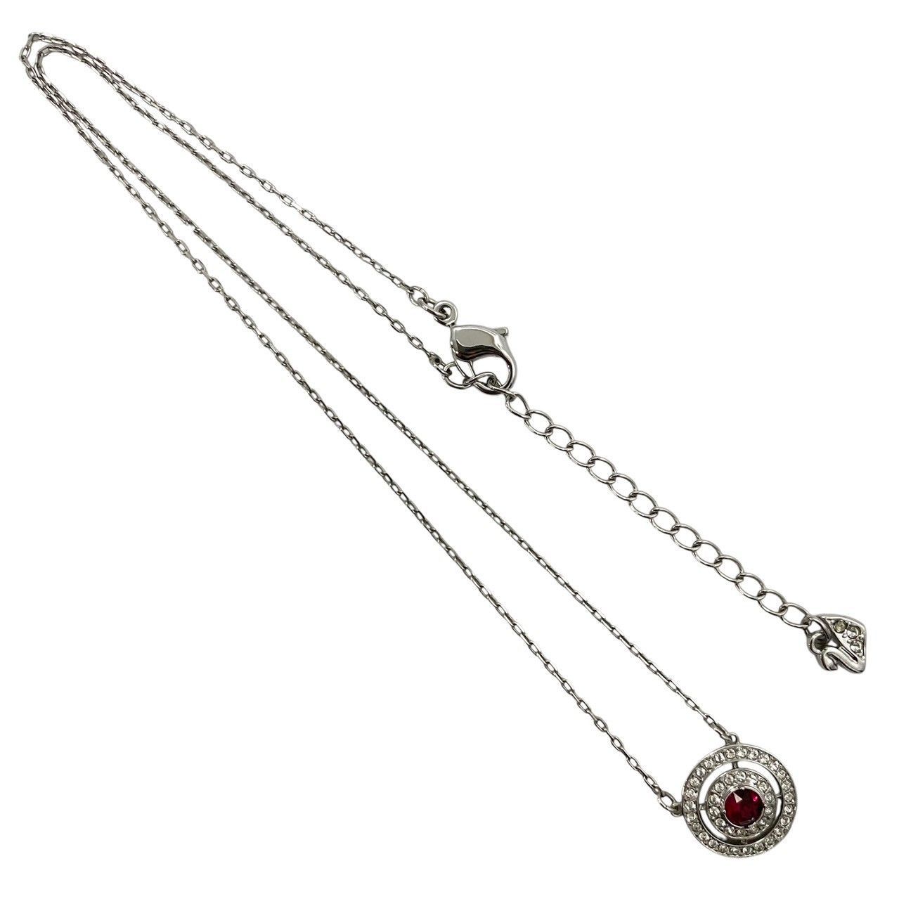 SWAROVSKI】アトラクト レッド ライト ジュール ネックレス 赤