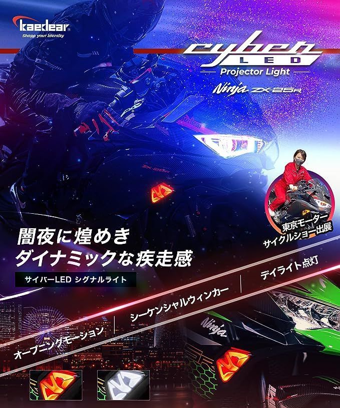 ZX-25R kawasaki ninja カワサキ ニンジャ ウィンカー カスタム フル