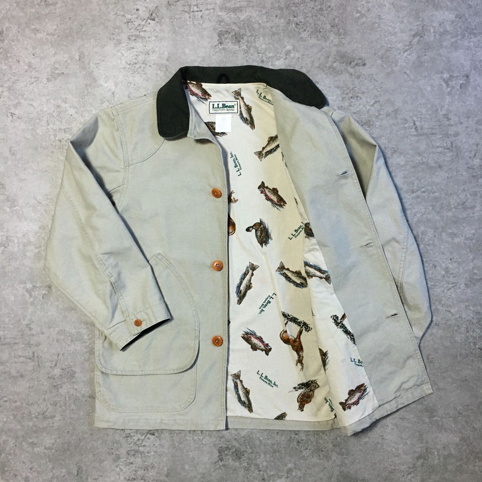 80s LLBEAN hunting エルエルビーン　ハンティングジャケット 80s  Cotton Hunting Jacket エルエルビーン コットン