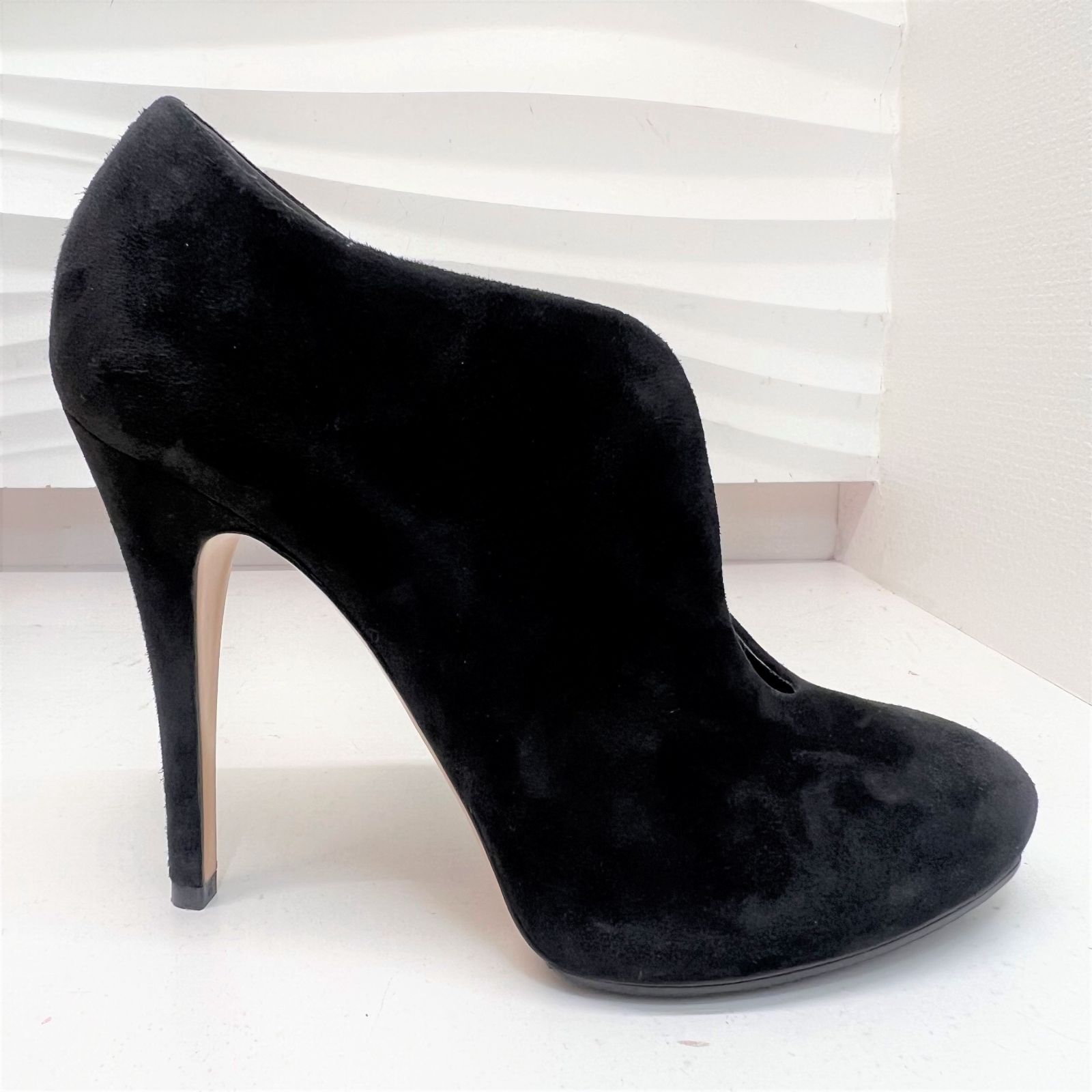 CASADEI カサディ パンプス スエード サイズ:6 ブラック - メルカリ 