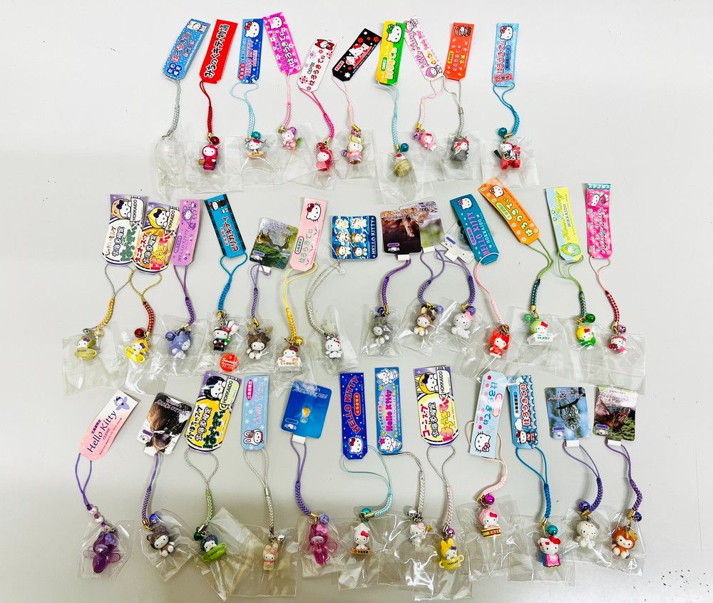 ●サンリオ HELLO KITTY ハローキティ ご当地 根付け 北海道 東北 ストラップ 36個セット ♥品