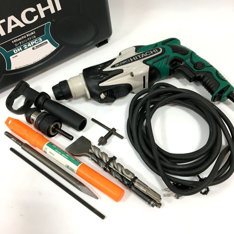 ウリウリ 日立工機 24mm ロータリハンマドリル DH24PC3 ハツリ 土木 工事