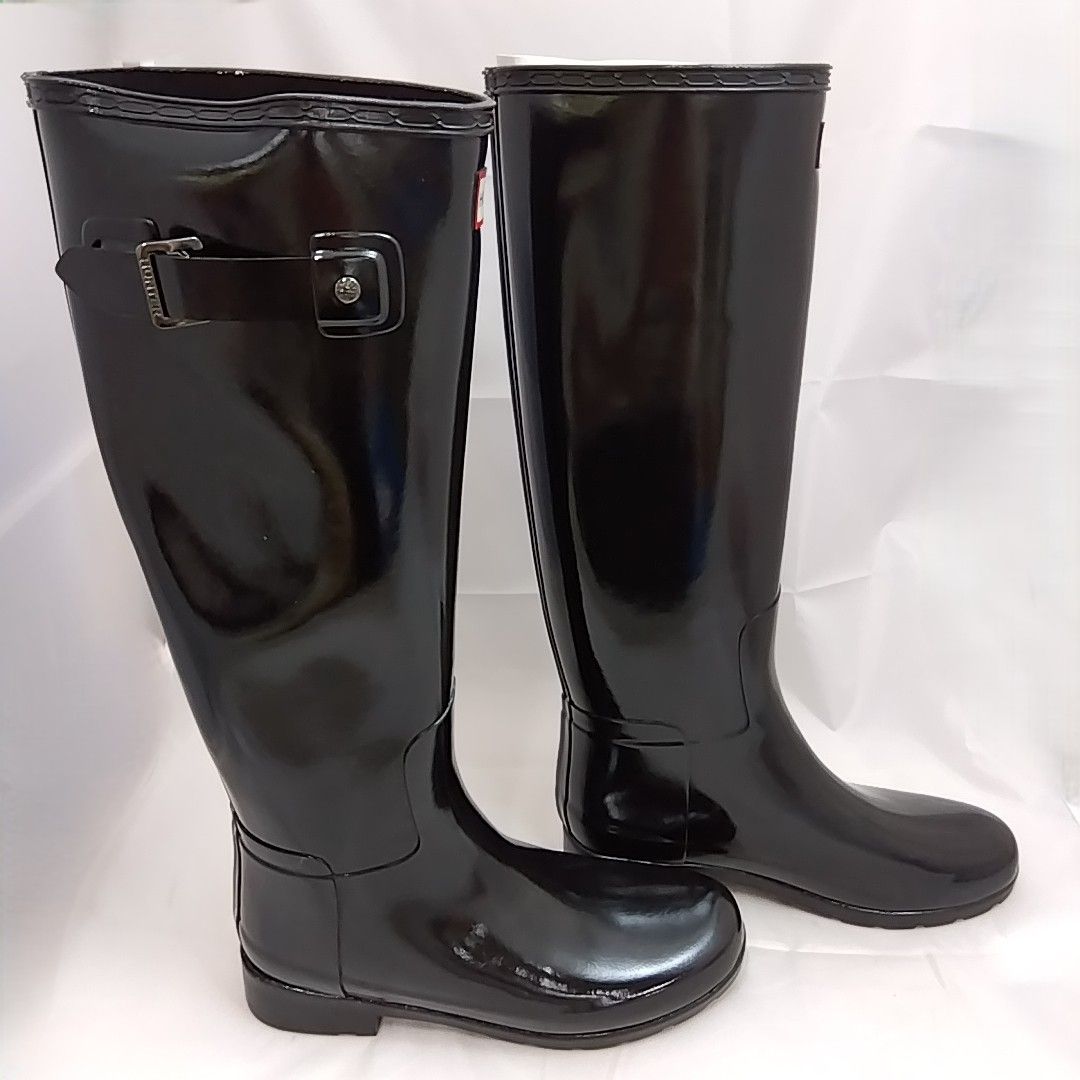 き♥ ハンター レインブーツ オリジナルトール ロング ブラック 22㎝ WWW_MORNINGWALKER_COM