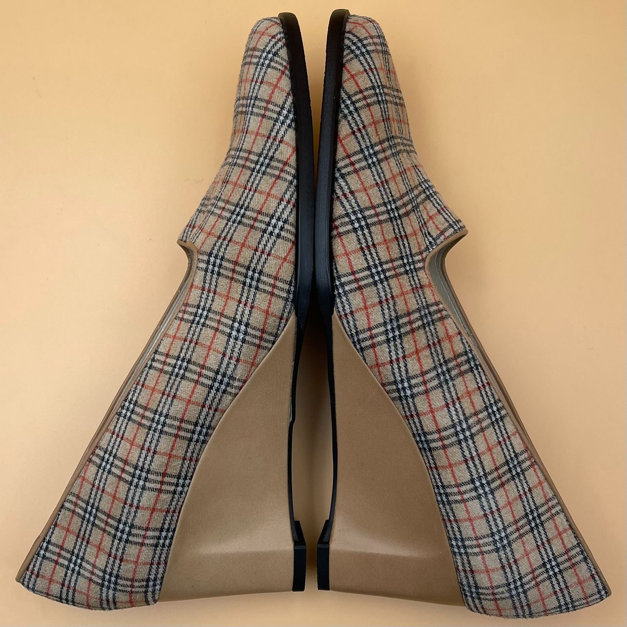 新品 BURBERRY バーバリー ノバチェック柄パンプス 【公式通販】