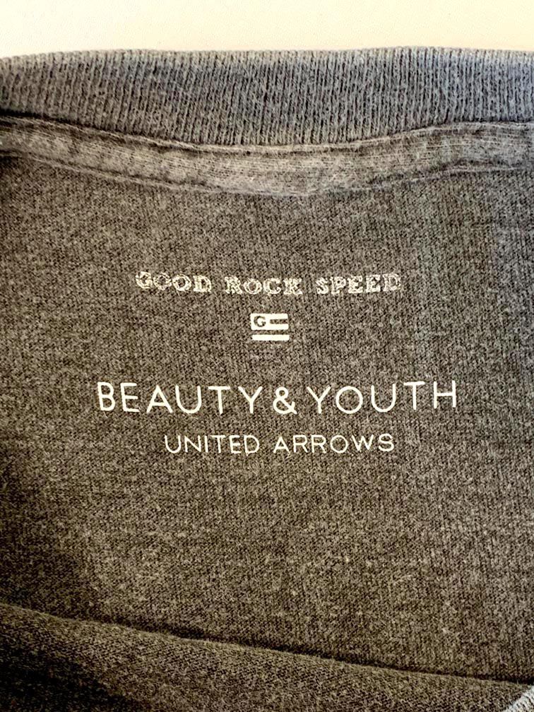 BEAUTY & YOUTH ビューティ&ユース ユナイテッドアローズ  GOOD ROCK SPEED    Tシャツ sizeF/グレー■◆メンズ