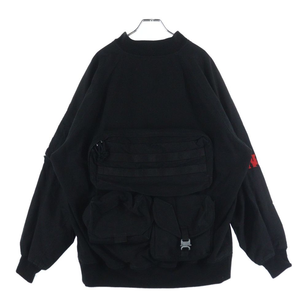 cvtvlist カタリスト 21AW マルチポケット ジップアップMA-1 ミリタリージャケット ブラック