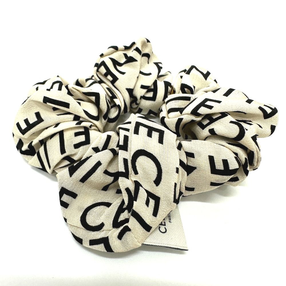 CELINE セリーヌ シュシュ ロゴ シルク - メルカリ