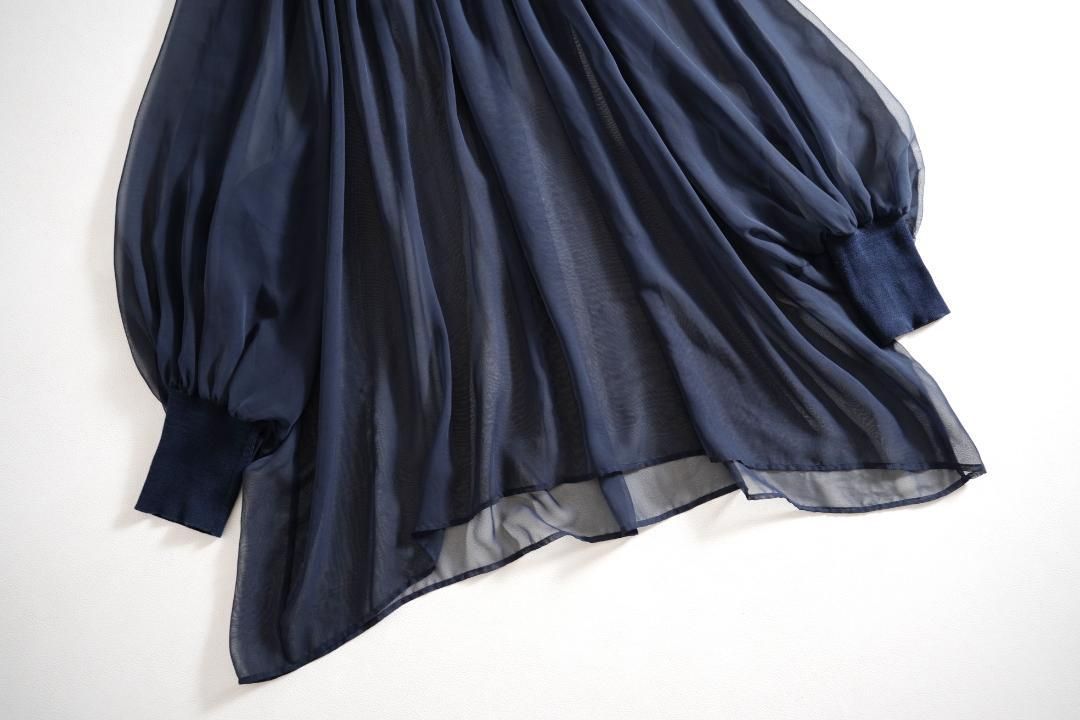 495t*HYKE ハイク シアー シフォン カットソー - メルカリ