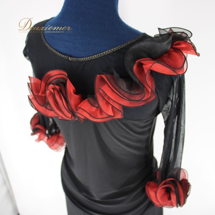 社交ダンス 衣装 スタンダード セットアップ ツーピース