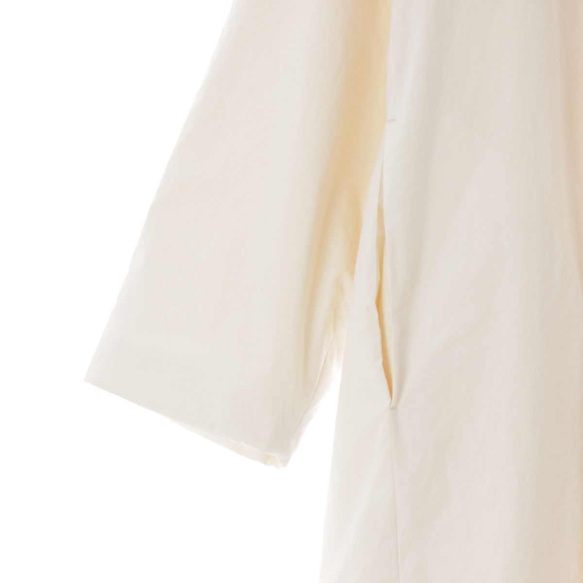 エイトン ATON 21AW ナイロン ロング チェスター コート アウター 32  