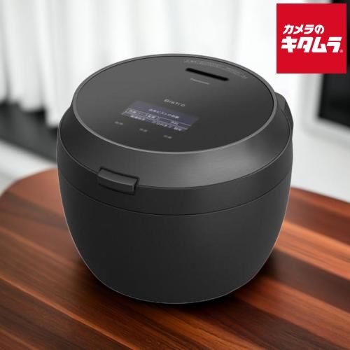 パナソニック 可変圧力IHジャー炊飯器 Bistro ビストロ SR-V10BB-K ブラック 5.5合炊き