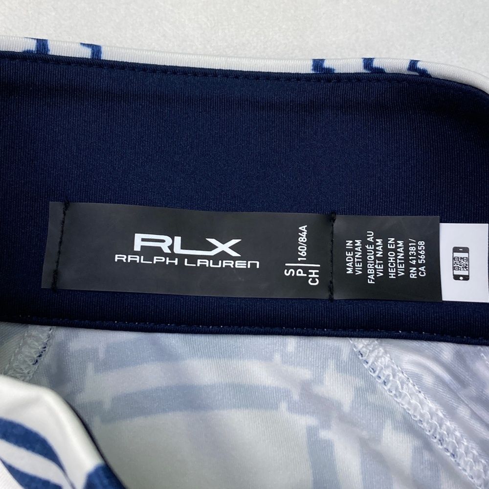 サイズ：S RLX ラルフローレン ハーフジップ 長袖Tシャツ チェック柄