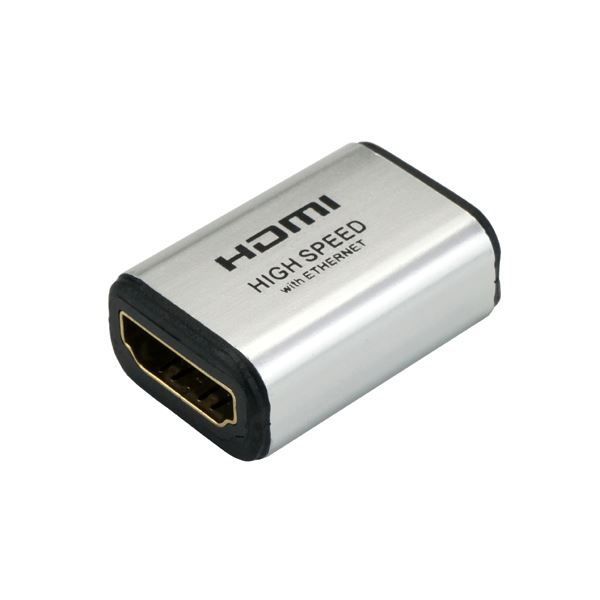 まとめ HORIC HDMI中継アダプタ シルバー HDMIF-HDMIF ×10セット