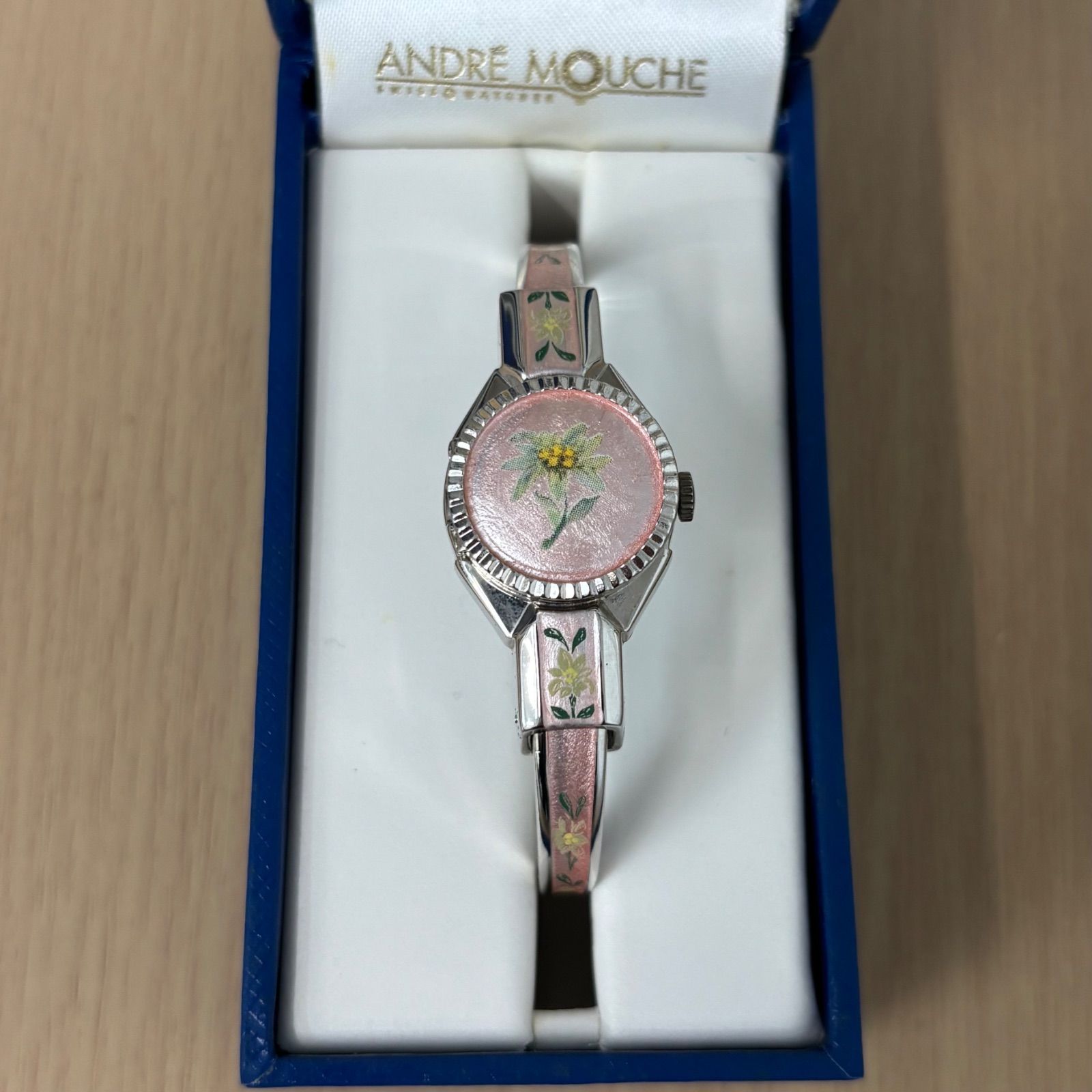 ▪️アンドレムッシュ ANDRE MOUSHEバングル腕時 ブレスレット