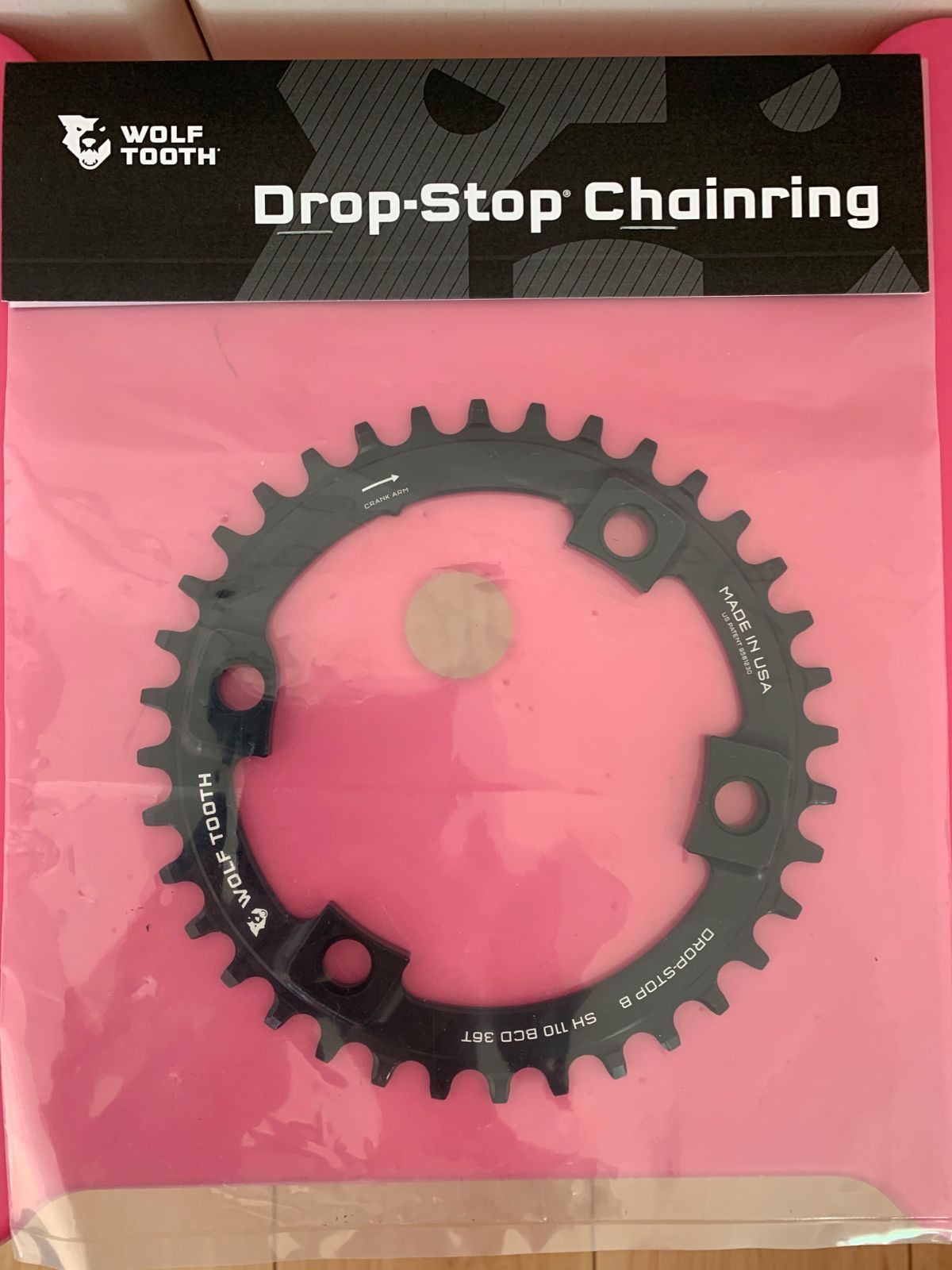 WolfTooth ウルフトゥース 110 BCD Chainring For Shimano 4 Bolt