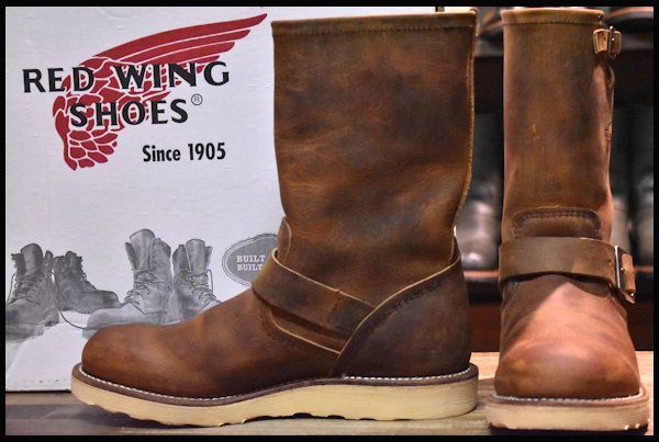 8D 箱付 美品 06年】レッドウィング 2971 エンジニア 茶 カッパー ラフ
