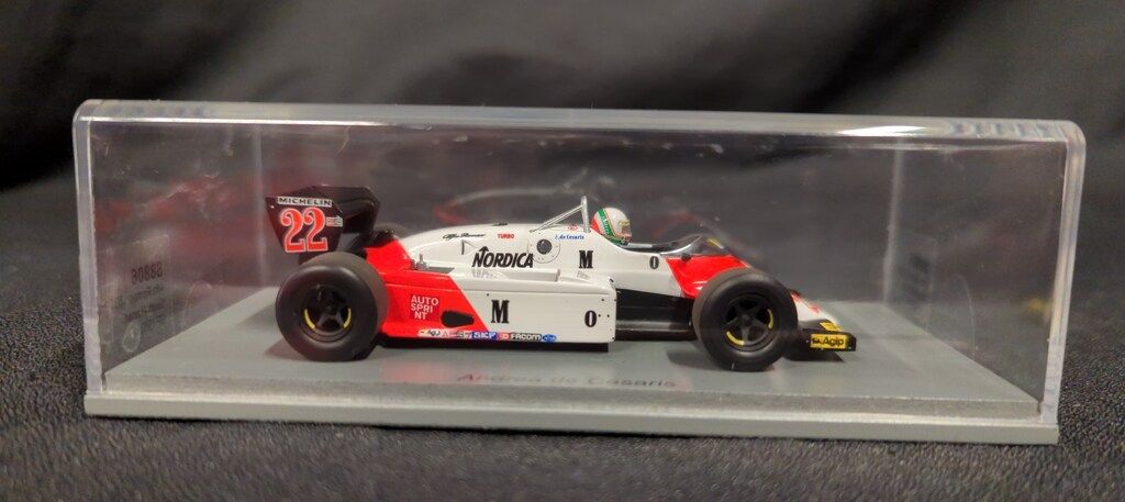 Spark model 1/43 Alfa Romeo 183T No.22 2nd South African GP 1983