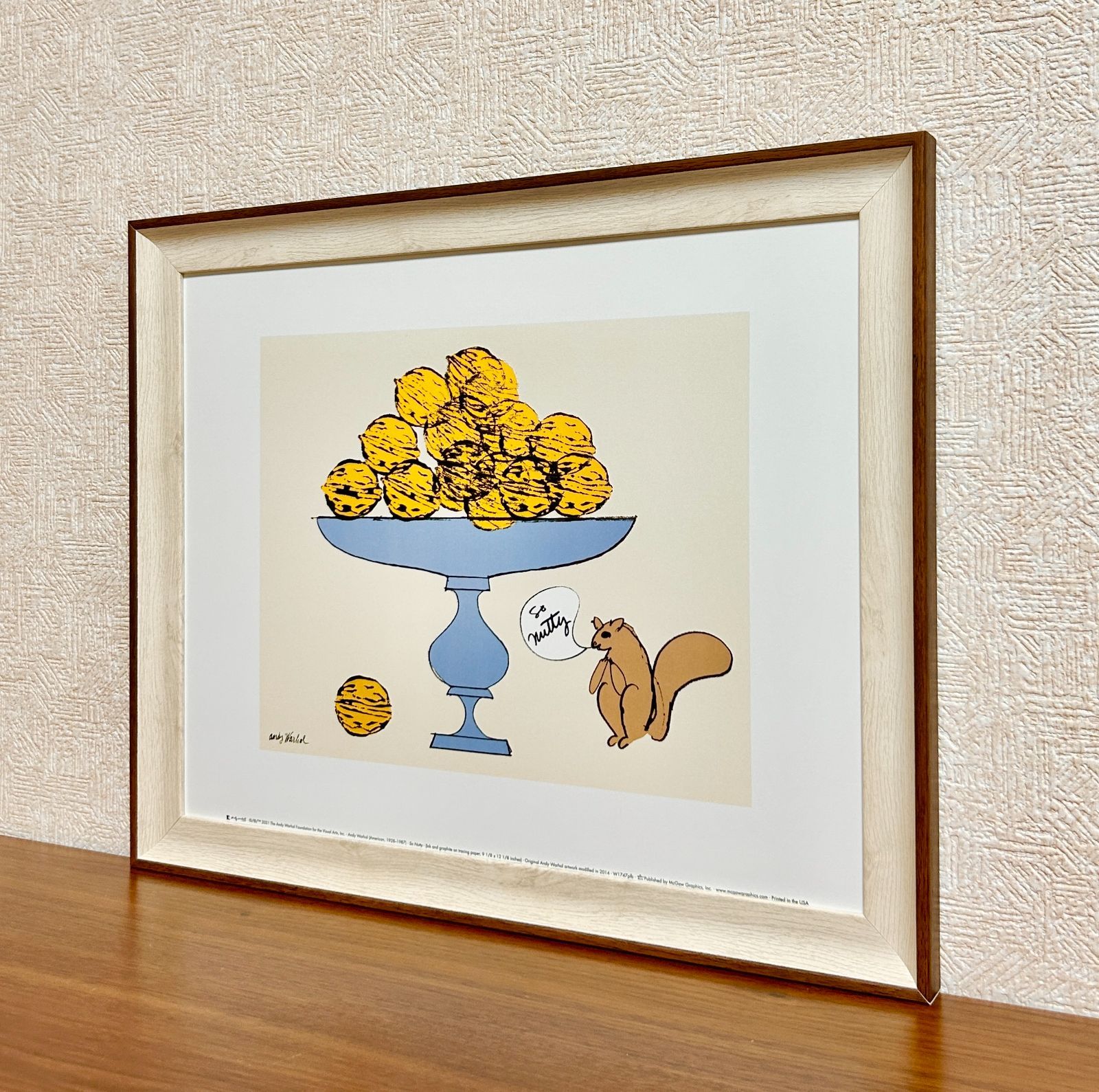 ☆Andy warhol☆アンディウォーホール☆ポスター☆ポップアート☆額縁付き 新品☆額縁付アートポスター(BRUCE MCGAW GRAPHICS)☆アンディ