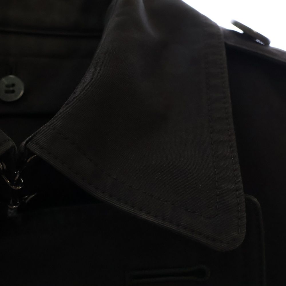 ❣️ BURBERRY LONDON バーバリーロンドン THE KENSINGTON ケンジントン 裏地ノバチェック ライナー付き トレンチコート ブラック レディース B1A59-730-09