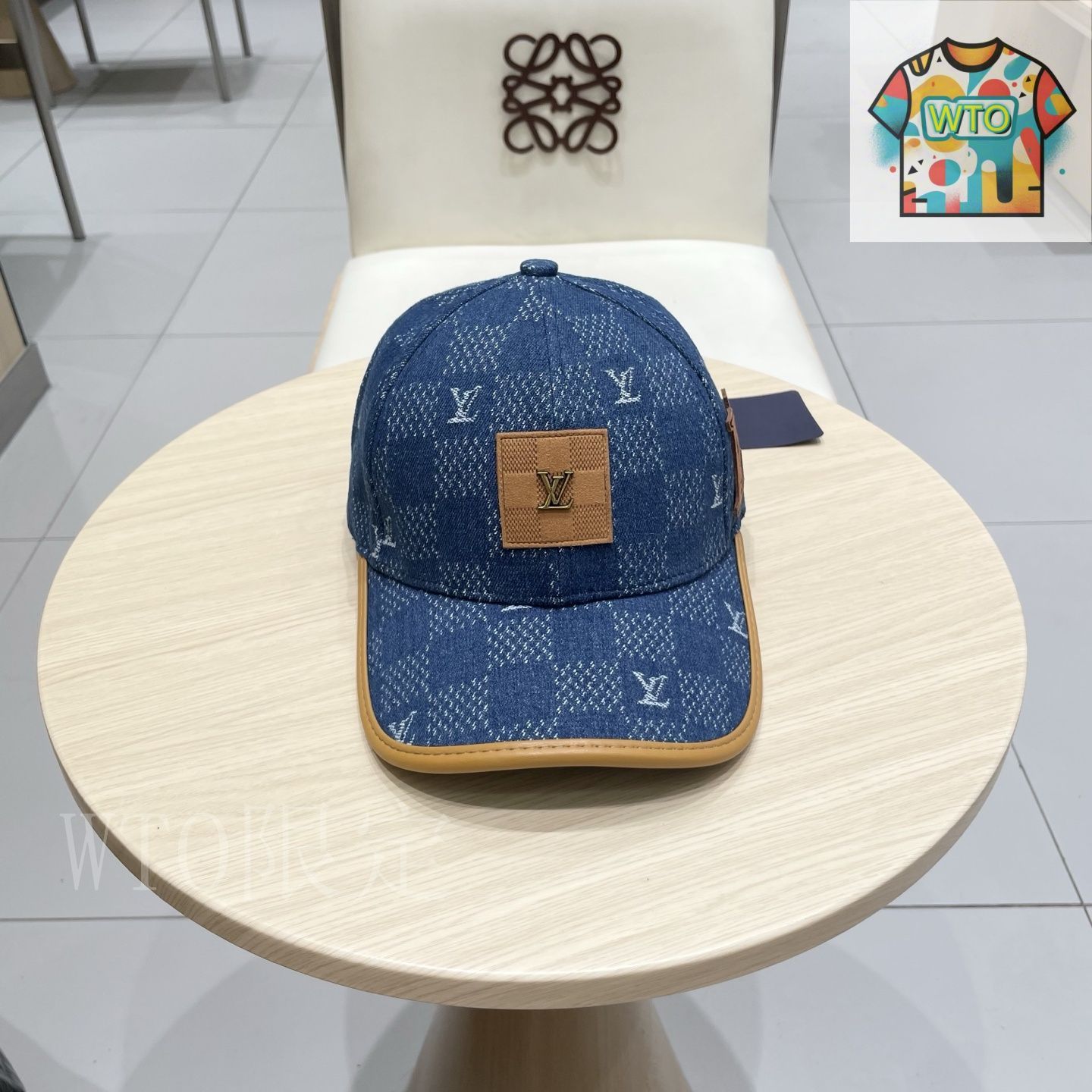 【ベースボールKIDS】 LOUIS VUITTON ルイヴィトン Louis Vuitton / LV（ルイ・ヴィトン）ベースボールキャップ-1