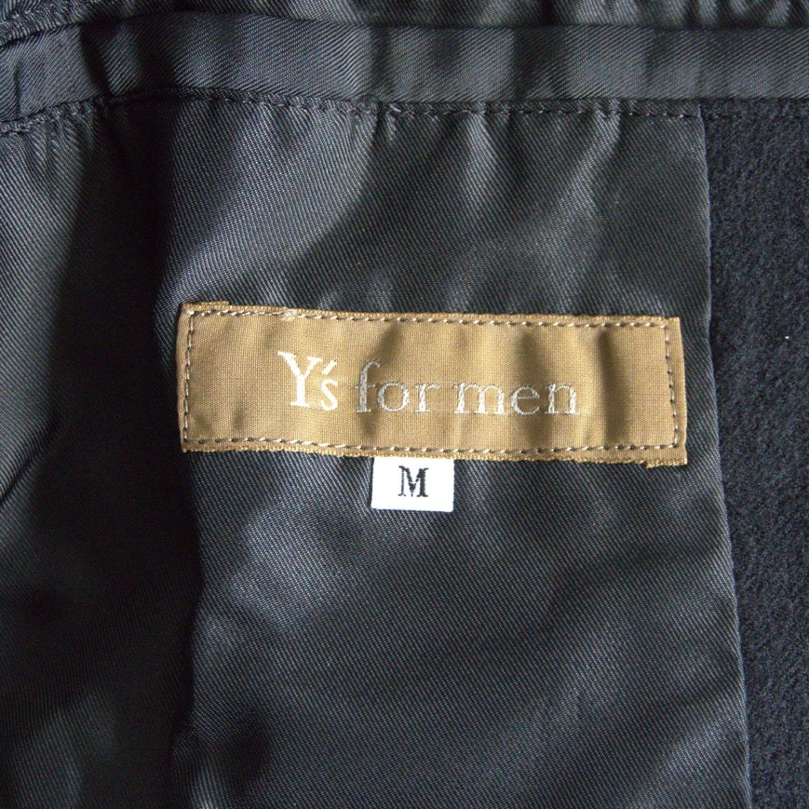 90s/アーカイブ】Y's for men【フード付き ウール ロング コート】M