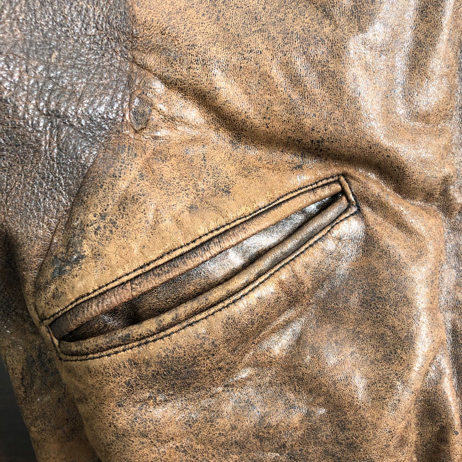 メンズラムレザージャケット