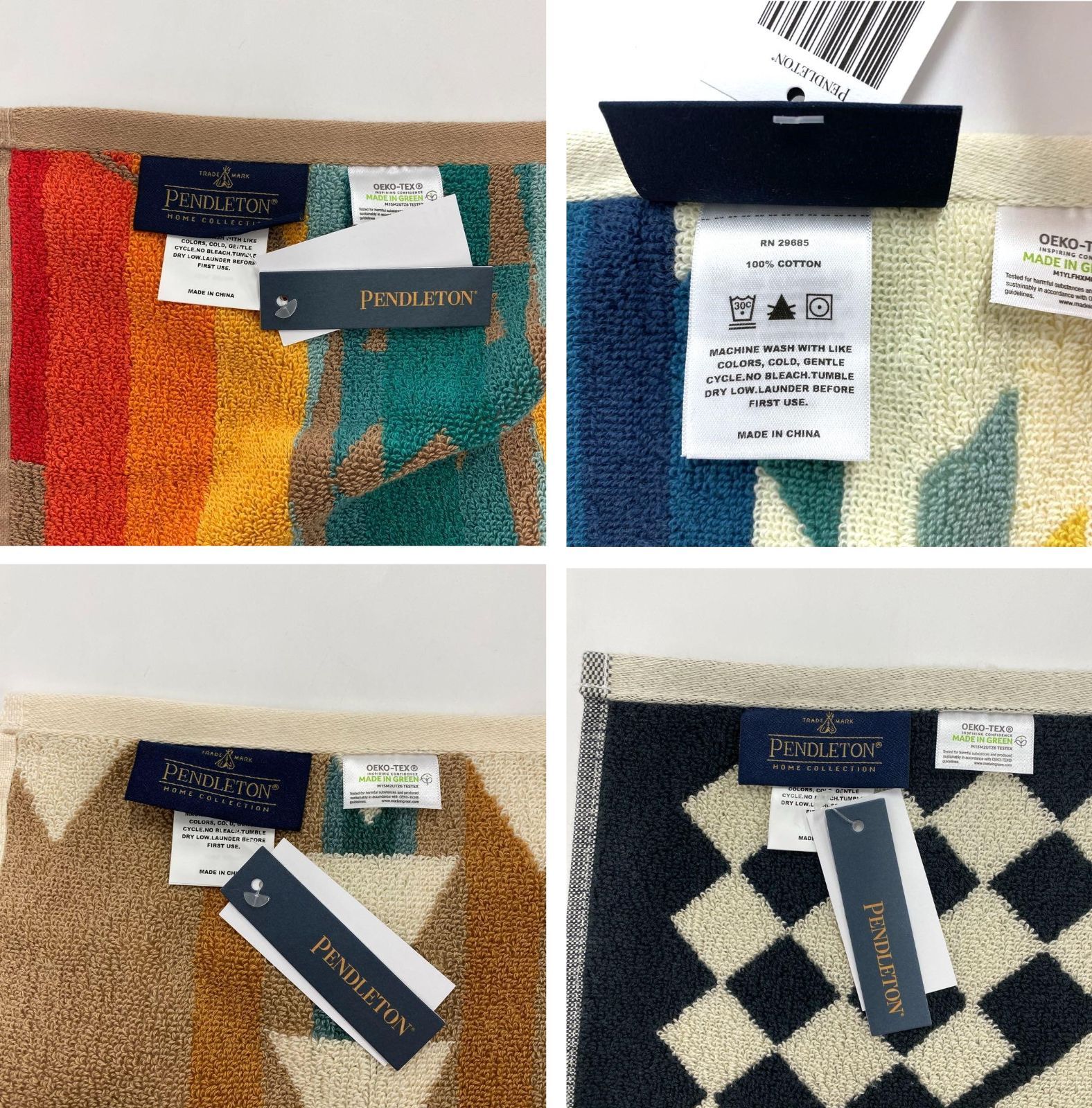 ペンドルトン PENDLETON ブランケット タオル バスタオル スパタオル ジャガード キャンプ 寝巻 毛布 総柄 エスニック おしゃれ かわいい 暖かい 気持ちいい カバー Oversized Jacquard Towels 天然素材