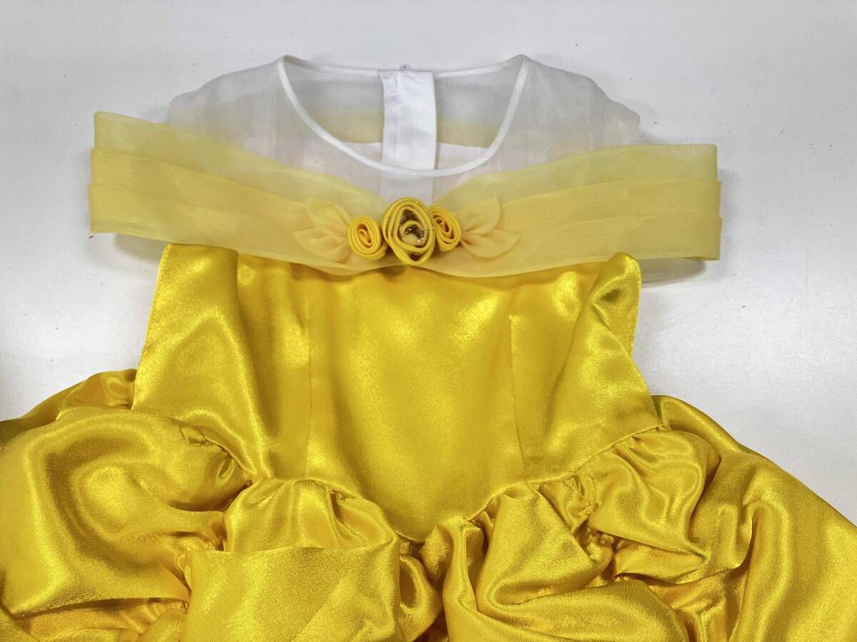 TOKYO DISNEY RESORTビビディ バビディ ブティック ベル イエロードレス グローブ付 120 STEELWINDOWSANDDOORS_COM