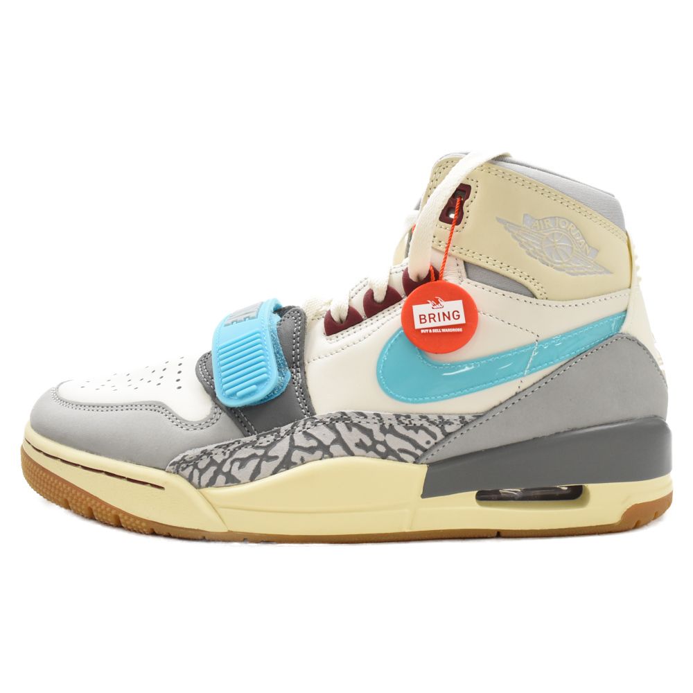 NIKE (ナイキ) エアジョーダン レガシー312 エクスプロレーション ユニット ハイカットスニーカー ホワイト US9.5/27.5cm FB1875-141