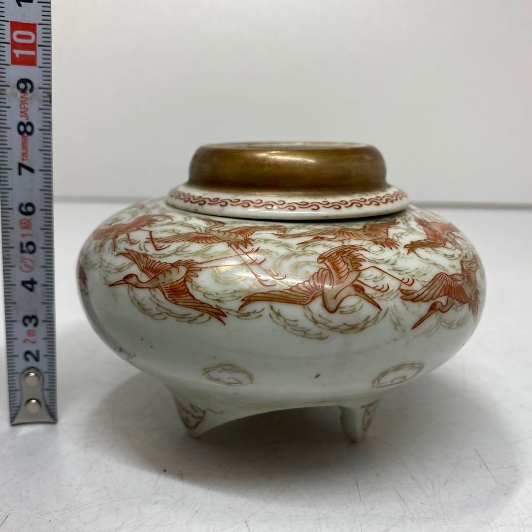 時代　九谷焼　三足香炉　本さ5-0610☆ 時代 九谷焼 三足香炉 本さ5-0610☆ - メルカリ