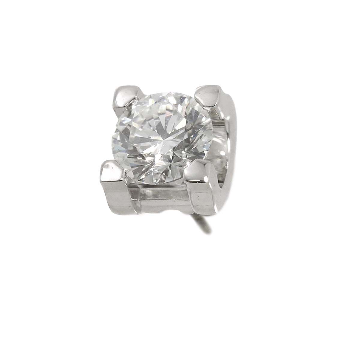 カルティエ Cartier Cドゥ ダイヤ 0.53ct G VVS1 EX ピアス K18 WG ホワイトゴールド 750 Earring Pierced 片方のみ 片耳 90291146