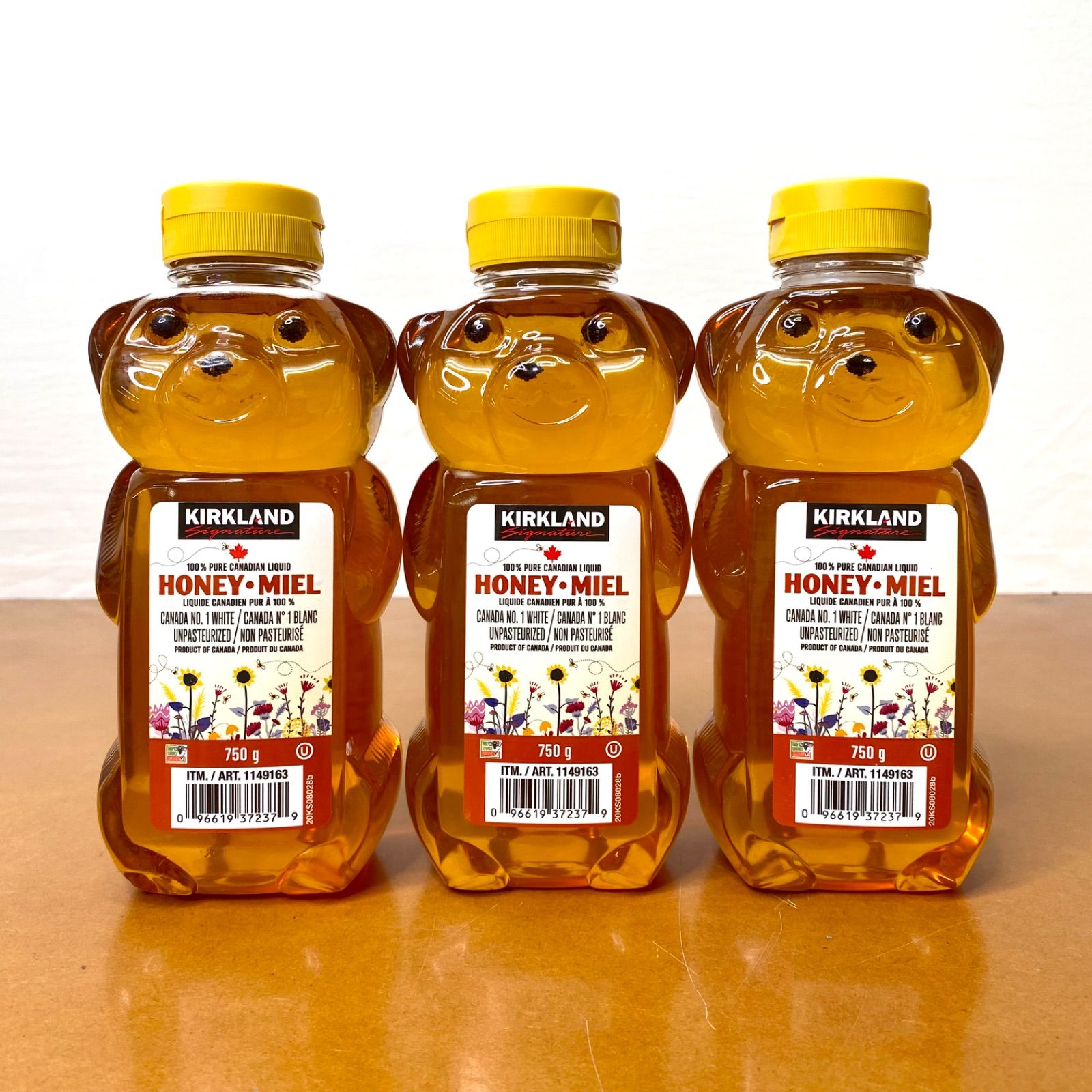 【専用】カークランド ハチミツ　ベアージャグ　3本セット KIRKLAND signature （3本セット カークランド ハチミツ