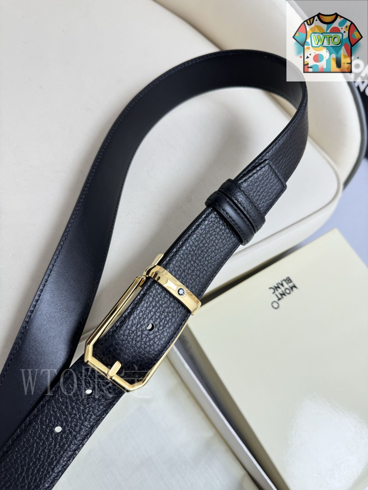 今日WTO】Montblanc モンブラン レザーベルト-1-YK83 - メルカリ