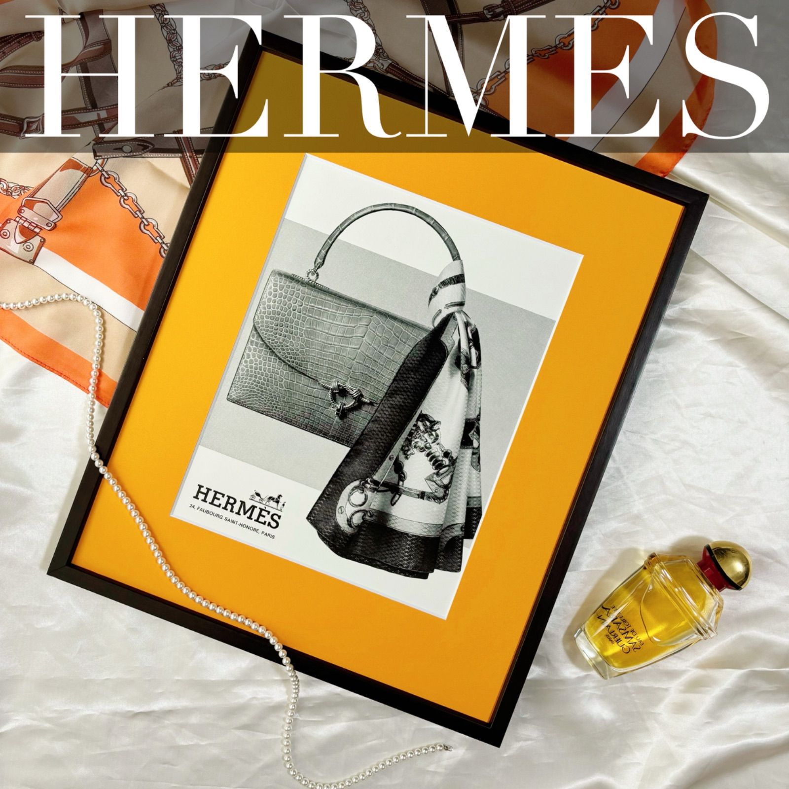1961 広告＞HERMES エルメス ポスター ヴィンテージ アートポスター