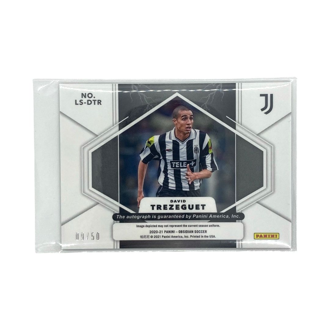 PANINI サッカーカード OBSIDIAN DAVID TREZEGUET JUVENTUS 09